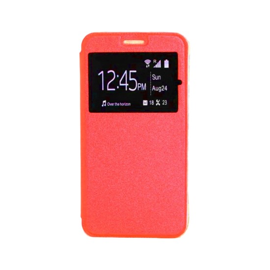 Flip Case for Samsung Galaxy J4 2018 Red